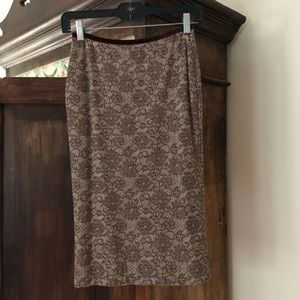 COUP DE PIED stretch lace pencil skirt M